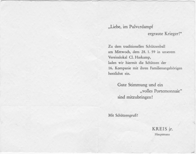 Schützenfest 1959
